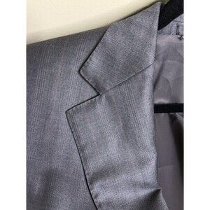 Ermenegildo Zegna Sport Coat Blazer Jacket Mens 42R (EU 52R) Gray Plaid